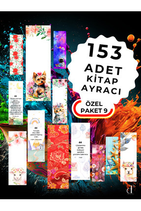 darkfikir 153'lü Kitap Ayracı Seti - Özel Paket9
