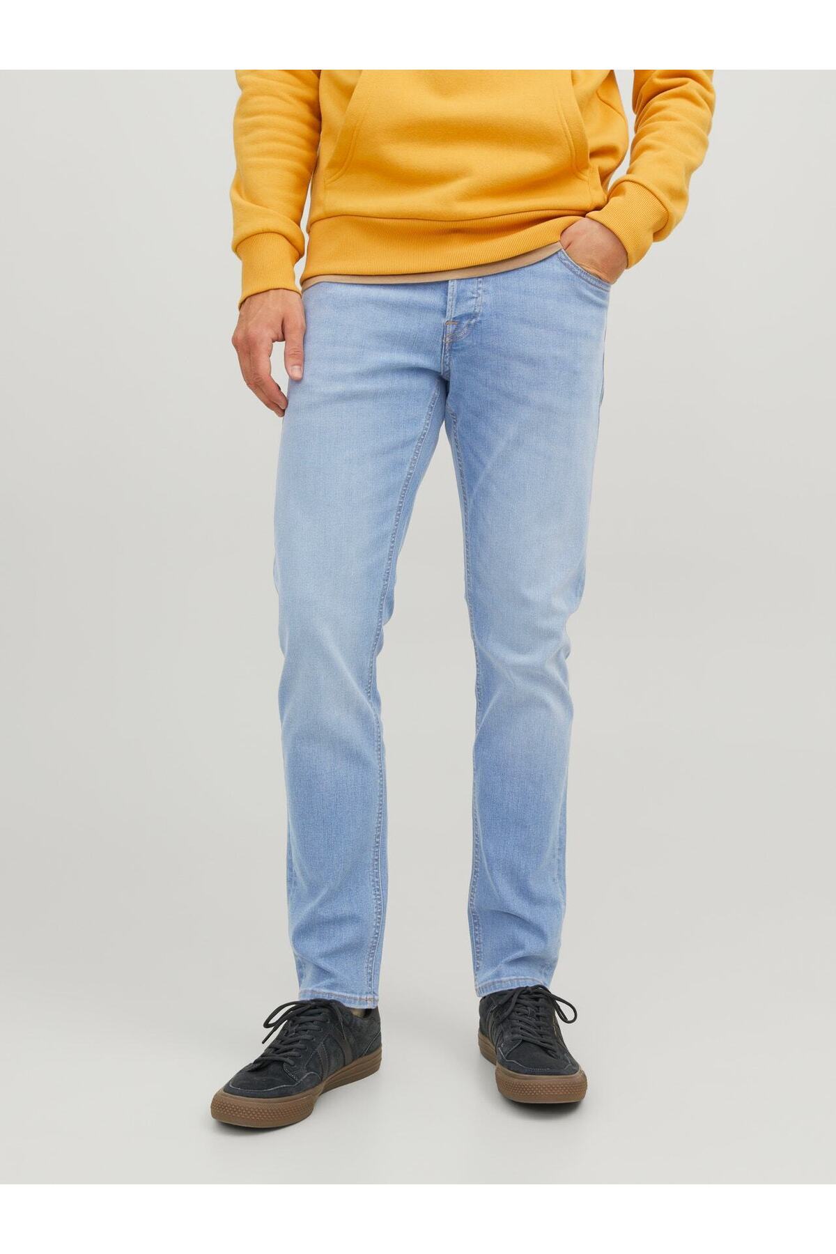شلوار جین مردانه راسته فاق نرمال | جک اند جونز Jack & Jones 12243593 - تصویر 3
