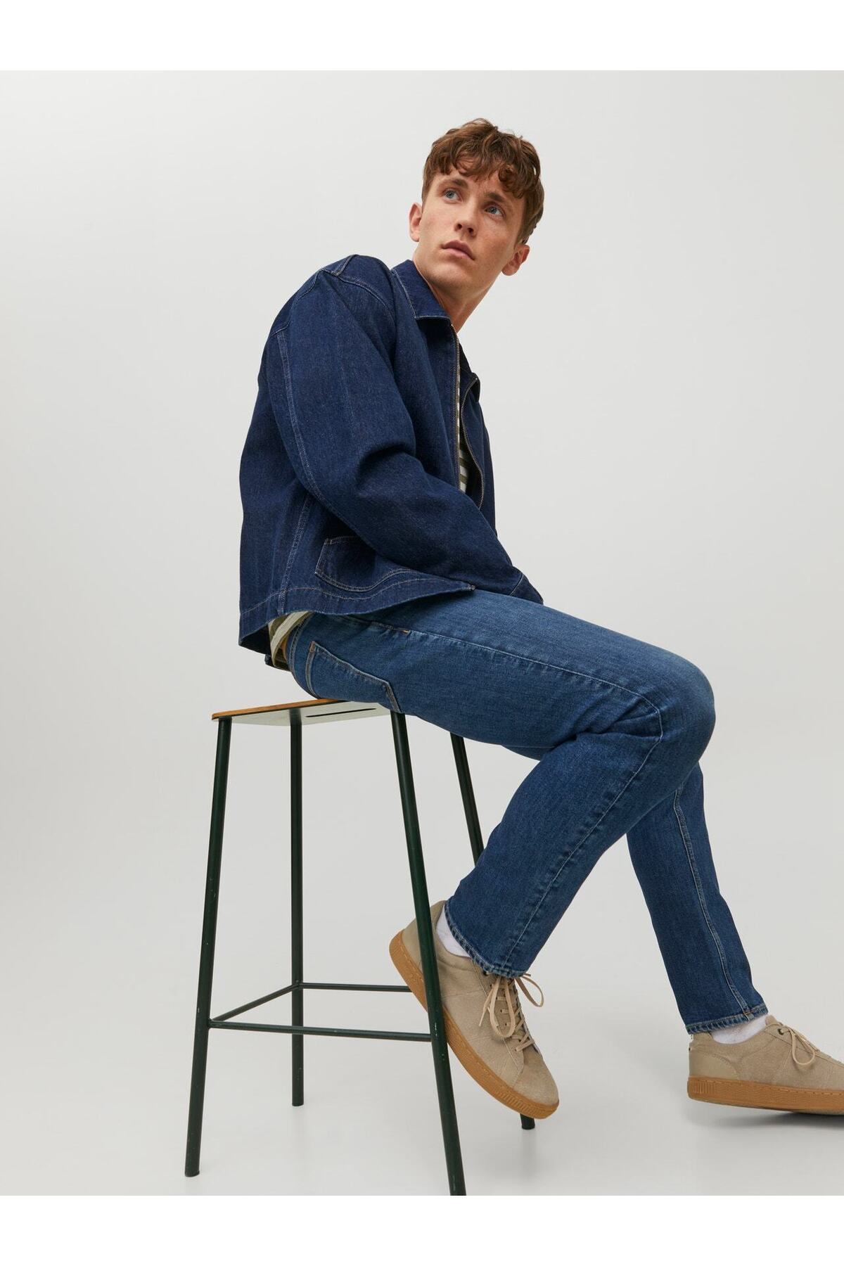 شلوار مردانه فاق نرمال | جک اند جونز Jack & Jones Jack & Jones 12283369 PANTOLON - تصویر 4