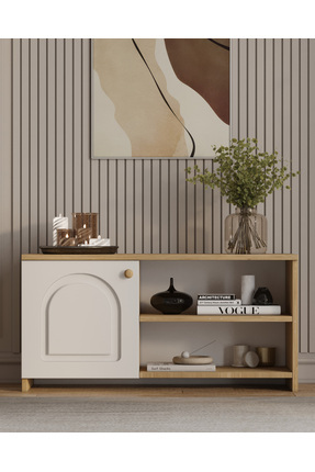 kayhan ahşap %100 MDF EMR TV ÜNİTESİ SAFİR MEŞE (SEPET)