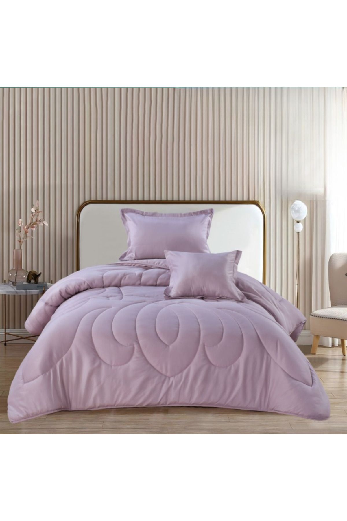 Pioneer-طقم لحاف مزدوج الجوانب - طقم من 4 قطع، طقم لحاف صيفي قابل للغسل 230×170 سم 1