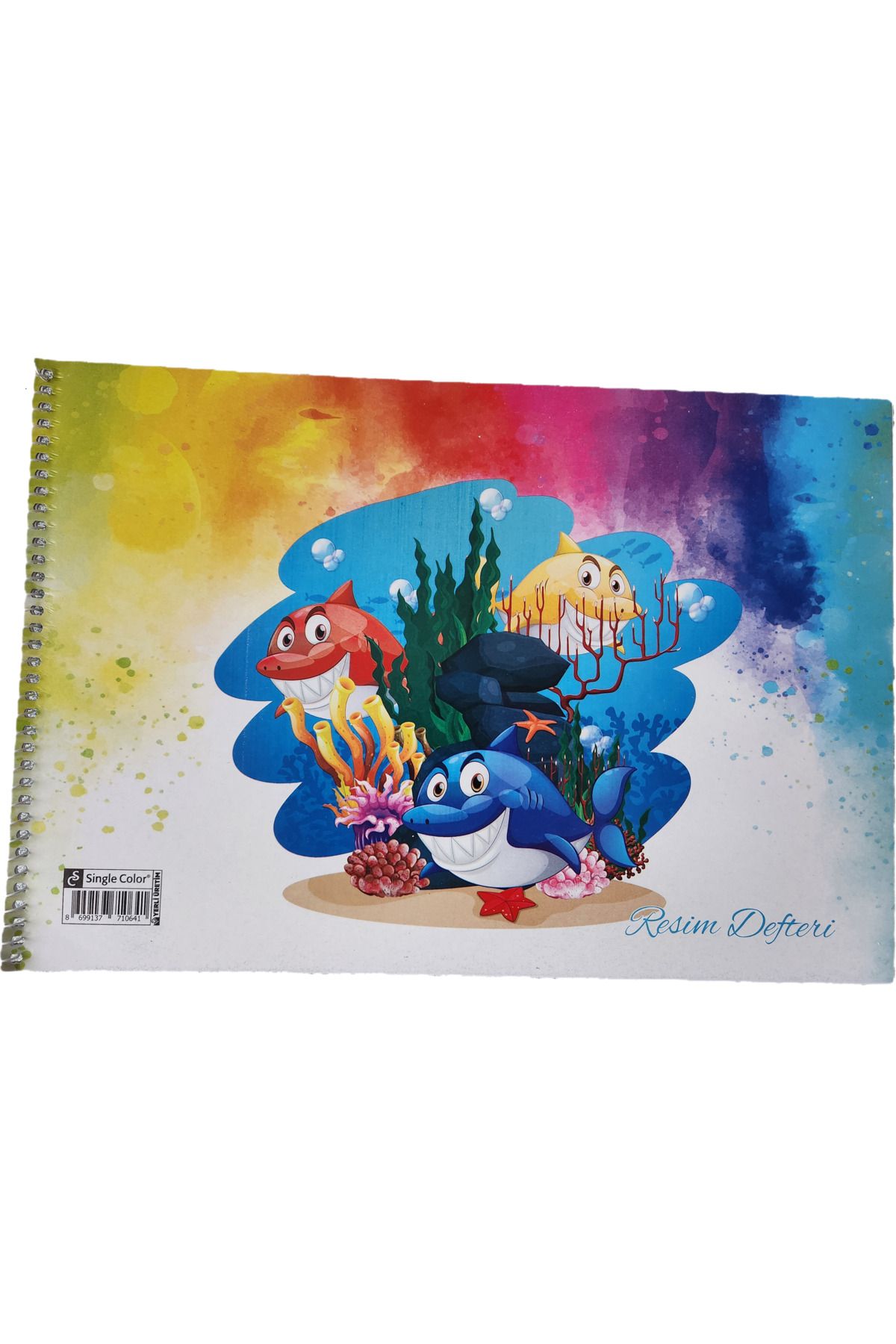 Mikro-Music and Painting Notebook Set – A4 20 Sheets of Music + 25X35 cm 15 Sheets of Painting Notebook 5