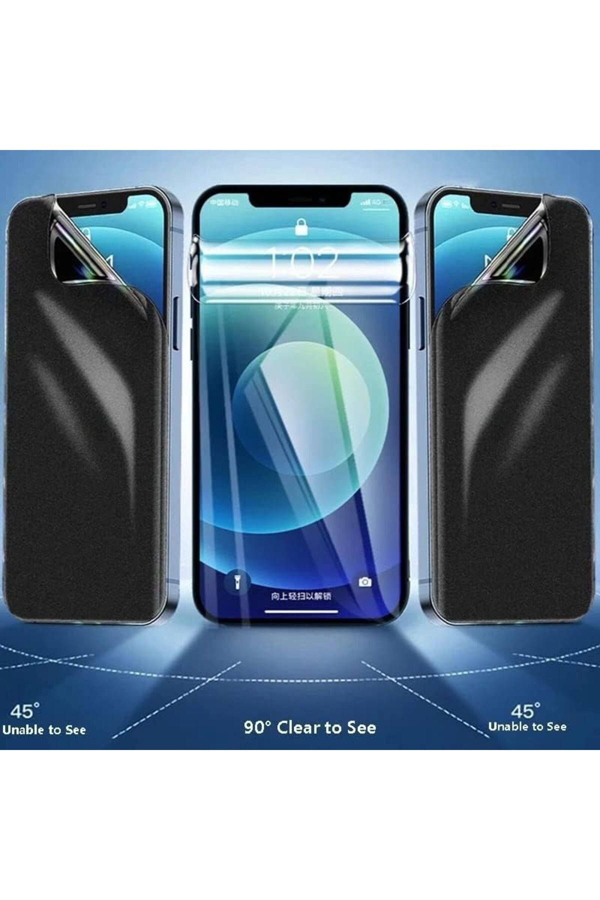 Infinity Enterprise-Set 5 bucati Folie Display Privacy pentru Samsung Galaxy A53 5G, protectie cu lipire Completa pentr 5