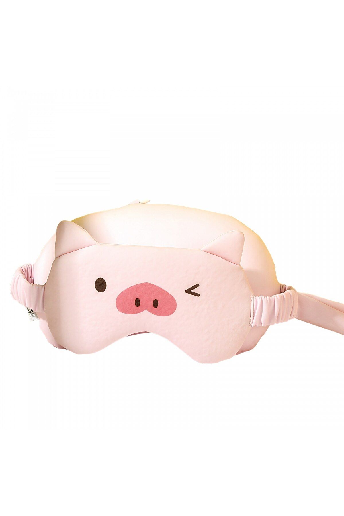Flo-Sleeping Mask, 2 in 1, with Headrest, Foam Particles and Cotton, Pig Model, Pink 4