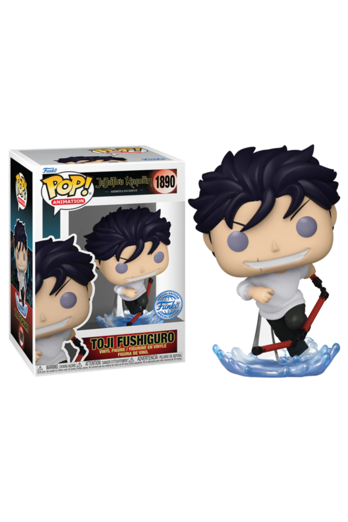 Funko Jujutsu Kaisen – Toji Fushiguro (Possessed) Exclusive Pop