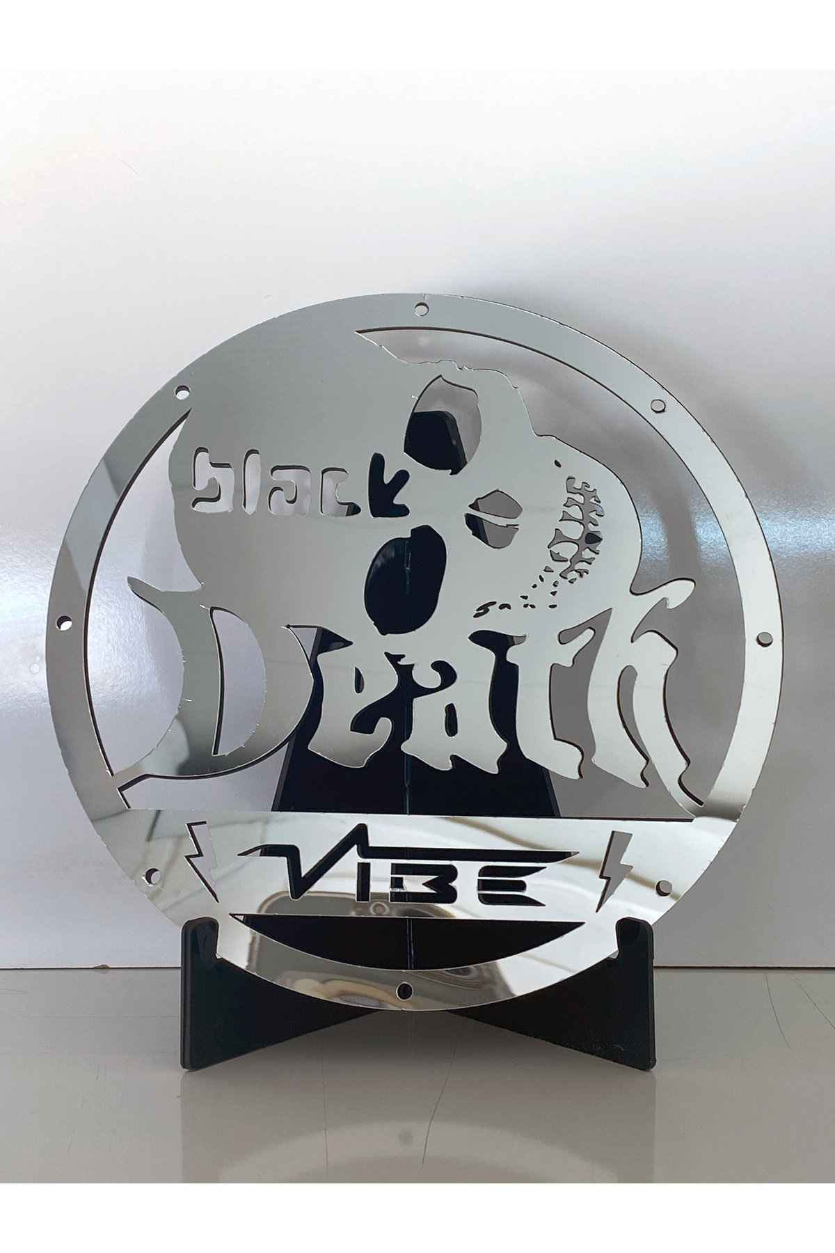 Home 20cm VIBE BlackDeath Dayanıklı Pleksi Midrange Kapağı, Hoparlör Kapağı (2 ADET)