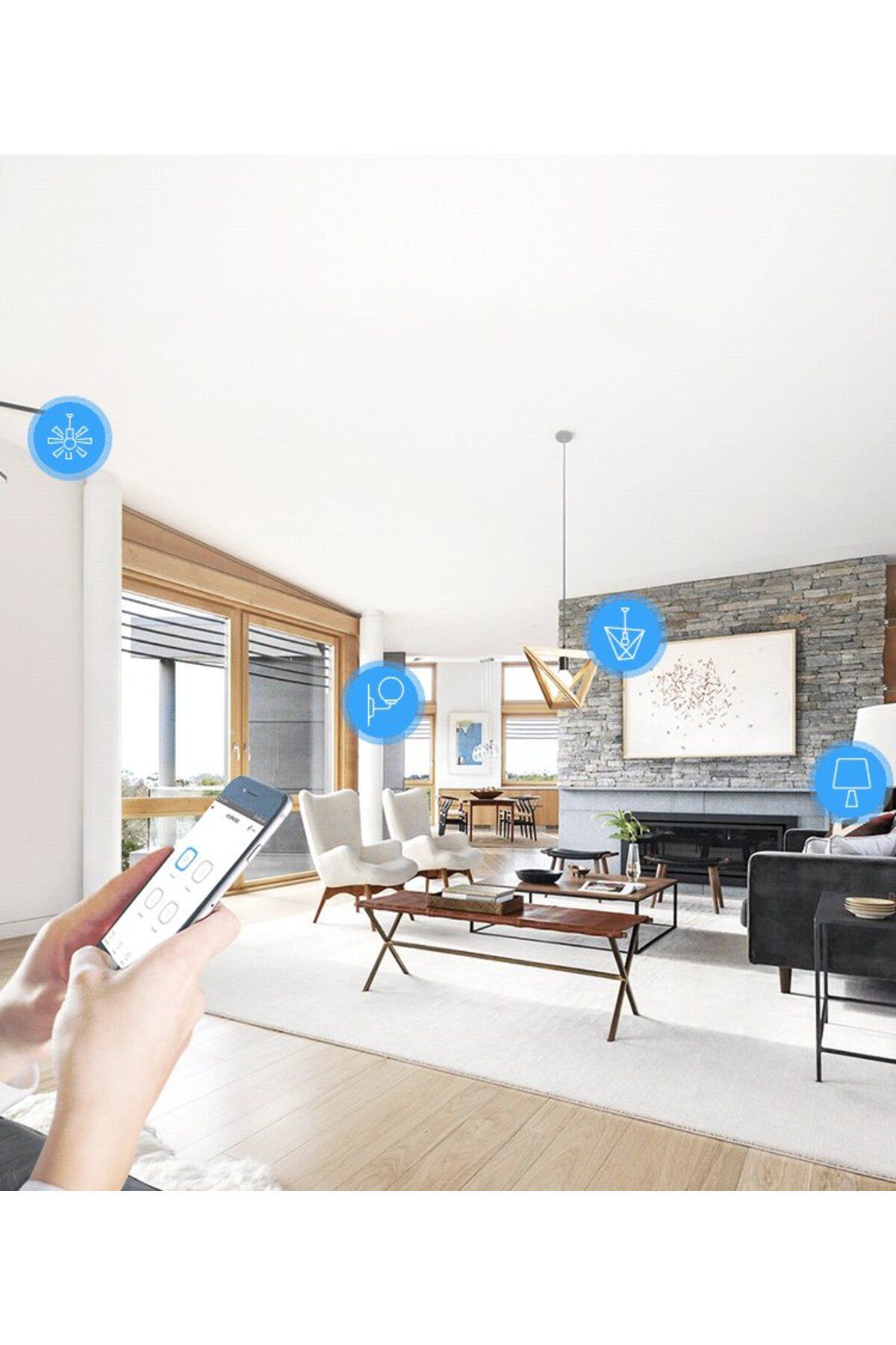 Sonoff-Releu Smart Wireless 4CHR3, 4 canale, Alexa Google Home 4