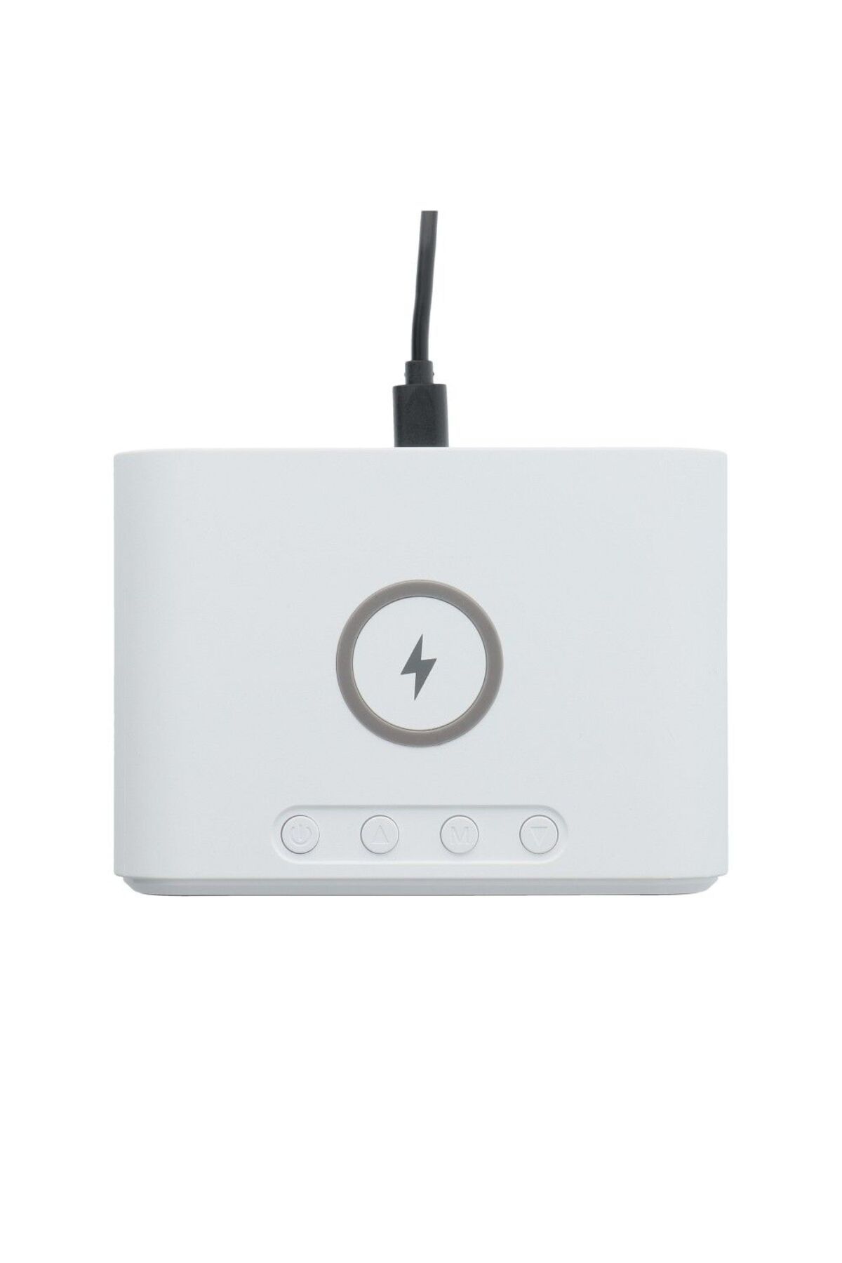 Mercaton-Încărcător wireless, încărcare rapidă 15W cu ceas digital și termometru, 11 x 8 x 6,5 cm, alb 3