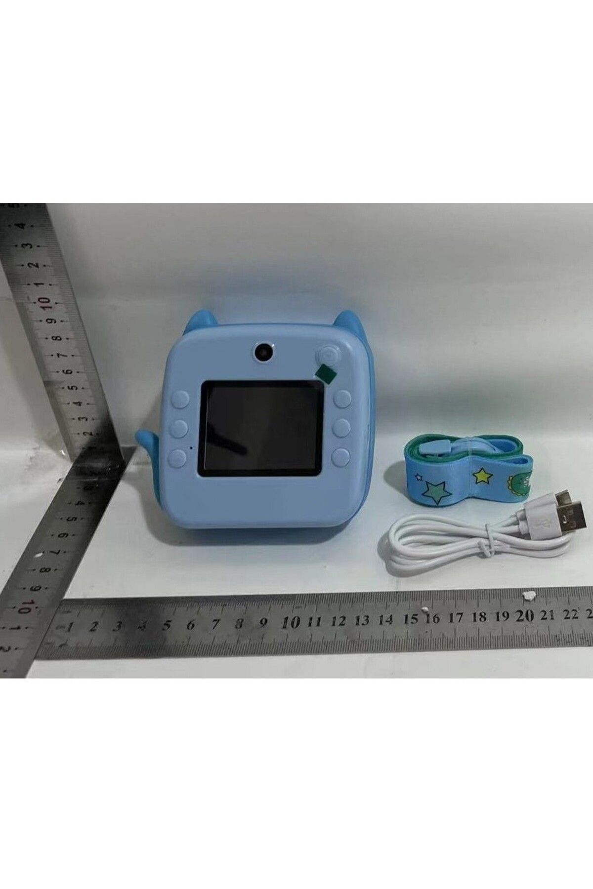 Flippy-Cameră instantanee, Flippy, funcție de imprimare alb-negru, cablu USB-C, Bluetooth, iOS/Android, albastru 3