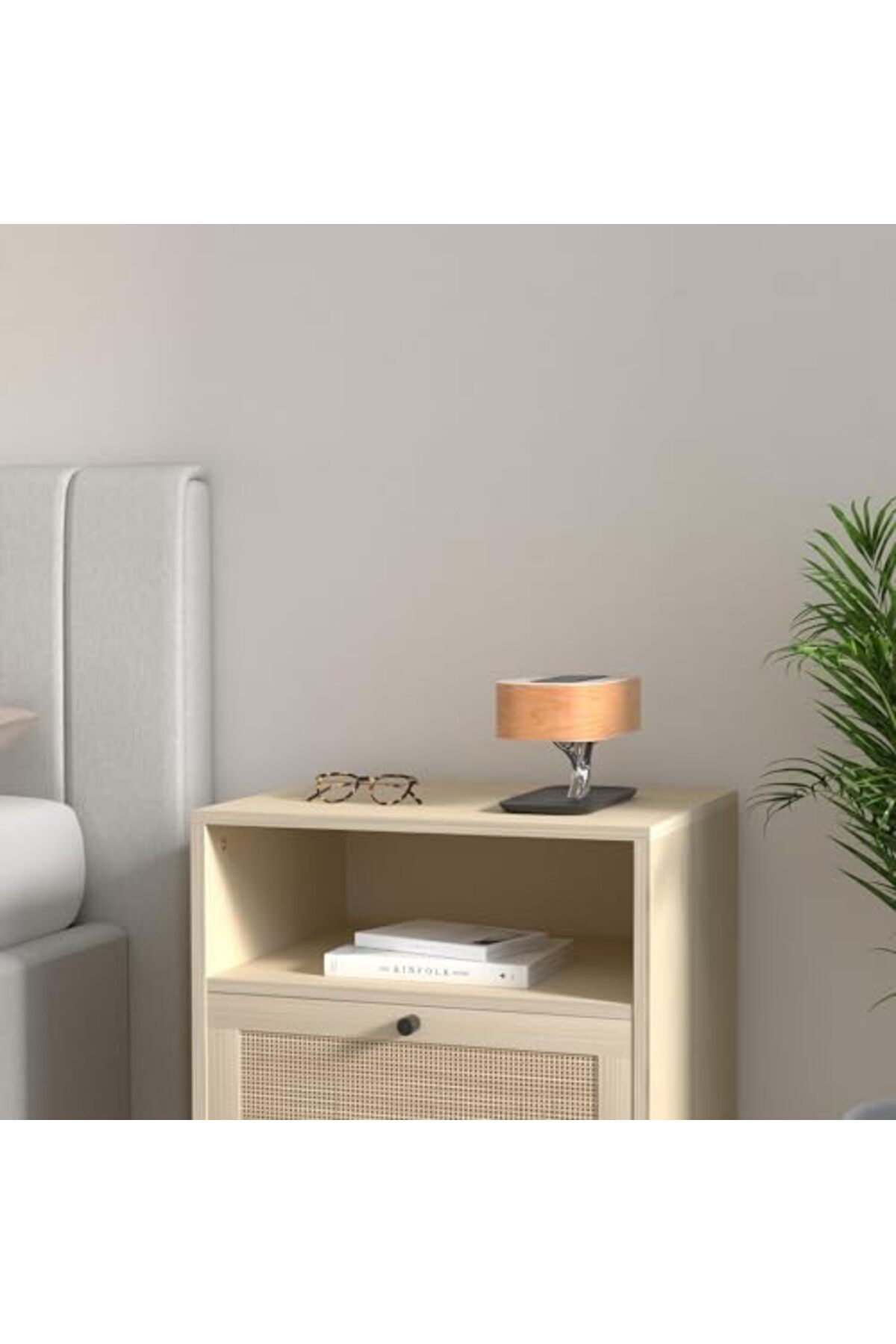 SLIMTA-Masdio by Ampulla Bedside Lamp with Bluetooth Speaker and Wireless Charger 4
