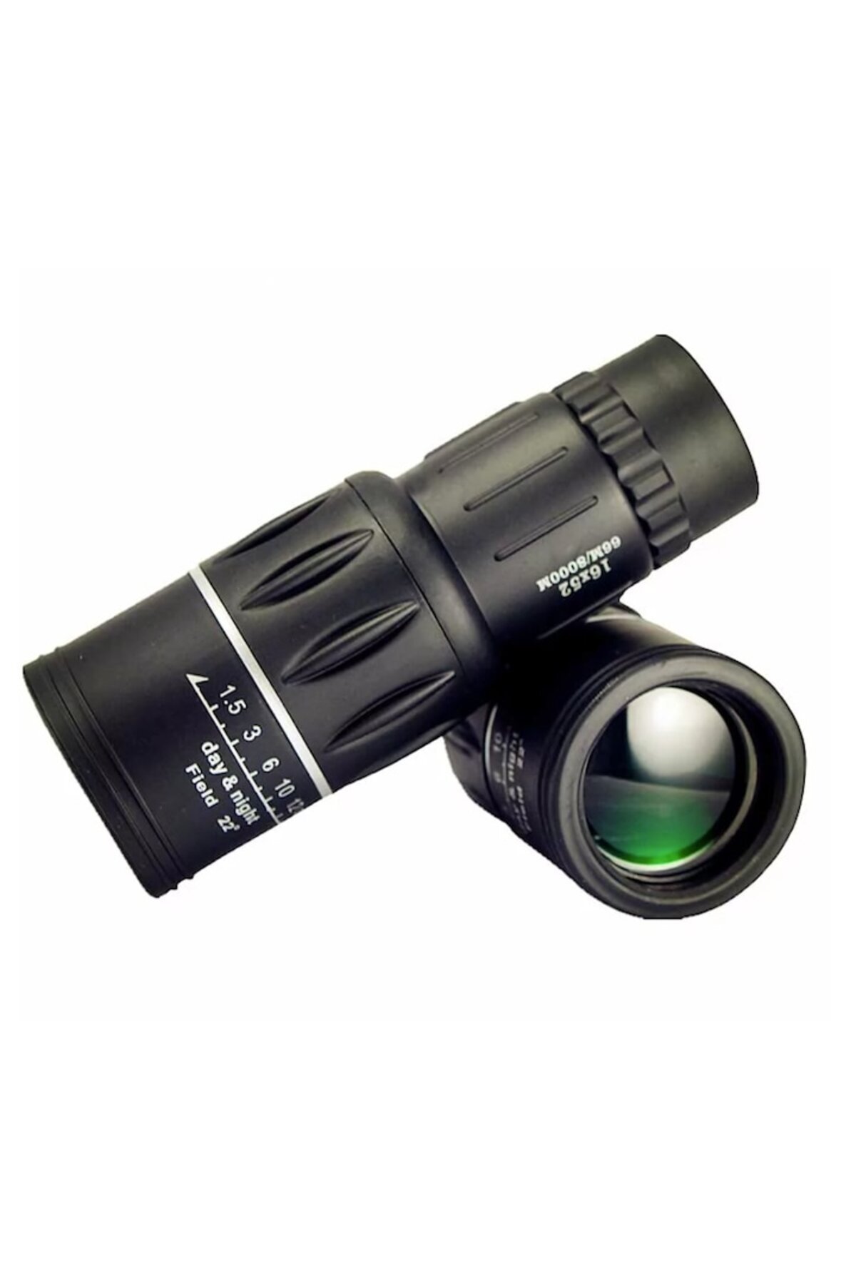 dalip-Monocle with Magnifier 16x52, 52mm Lens Diameter, up to 8000m, Black 2