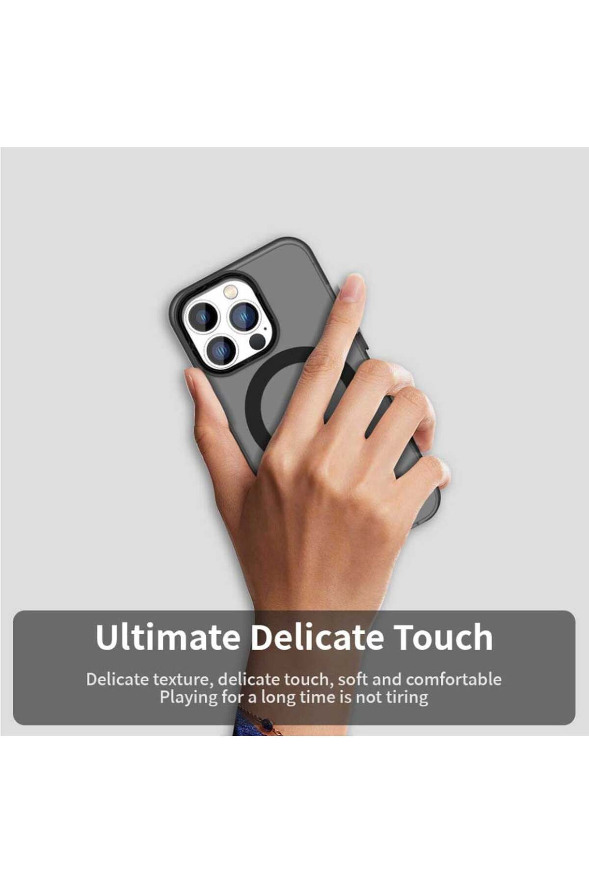 SKYDDAR INNOVATION-Case for iPhone 14 Pro Max, CandyCase, Magsafe, sticker set, Black 4
