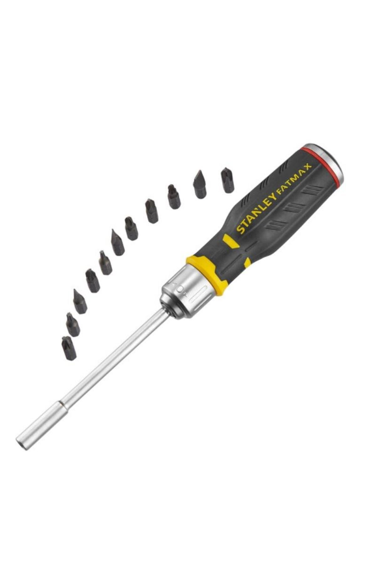 Stanley-FMHT0-62690, multi-bit screwdriver with ratchet and 12 bits 3