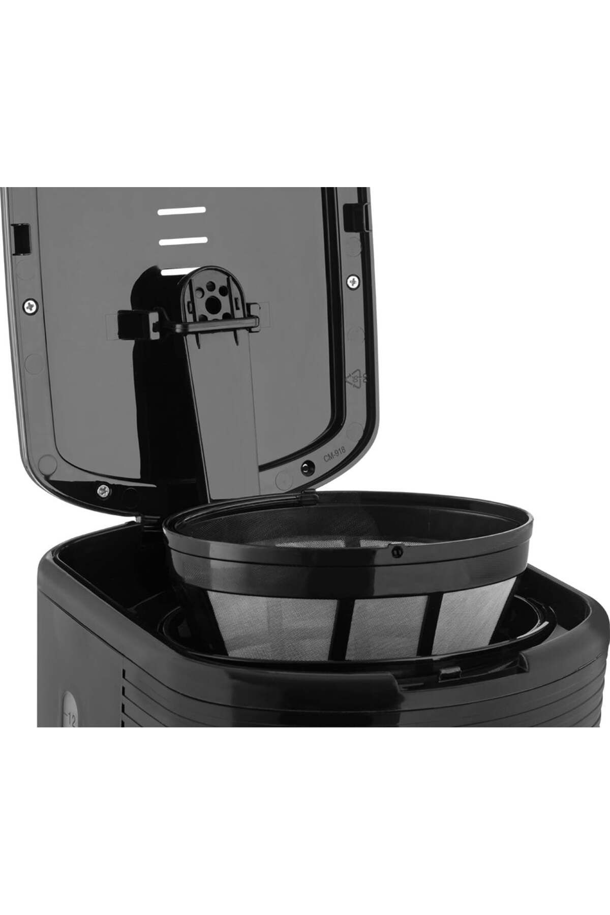 ECG-KP 2150 Stripe coffee maker, 980 W, 1.5 liters, 10 cups of coffee at once, drip-stop system 8