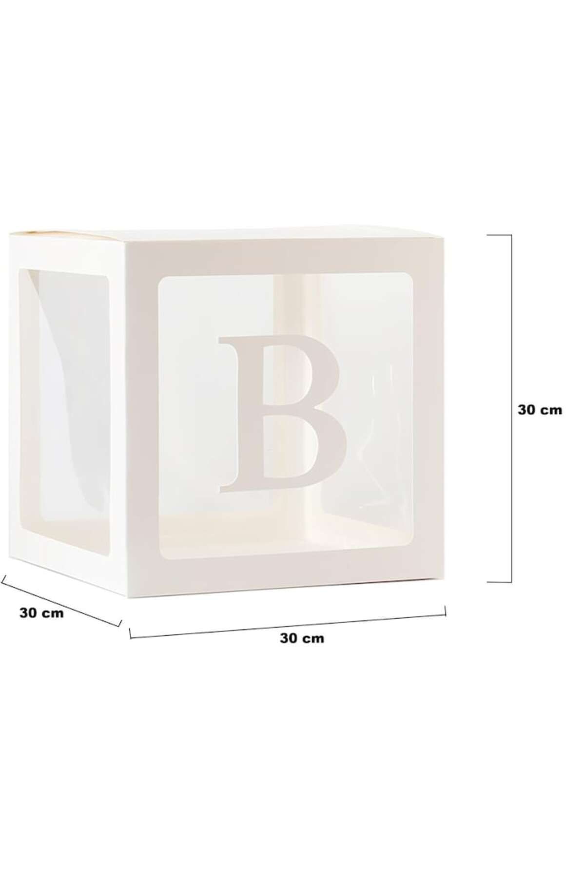 Terra-Set of 5 Balloon Boxes, Bride Script Pattern, Wedding Theme 3