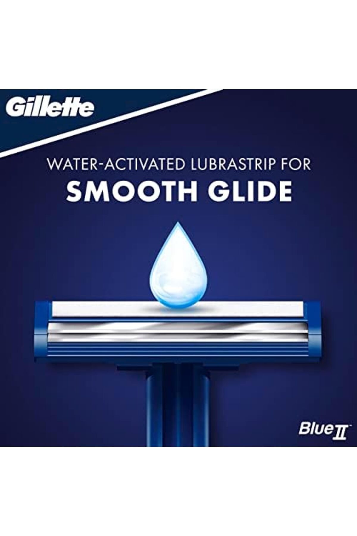 Gillette-Blue II Men's Disposable Razors x5 6