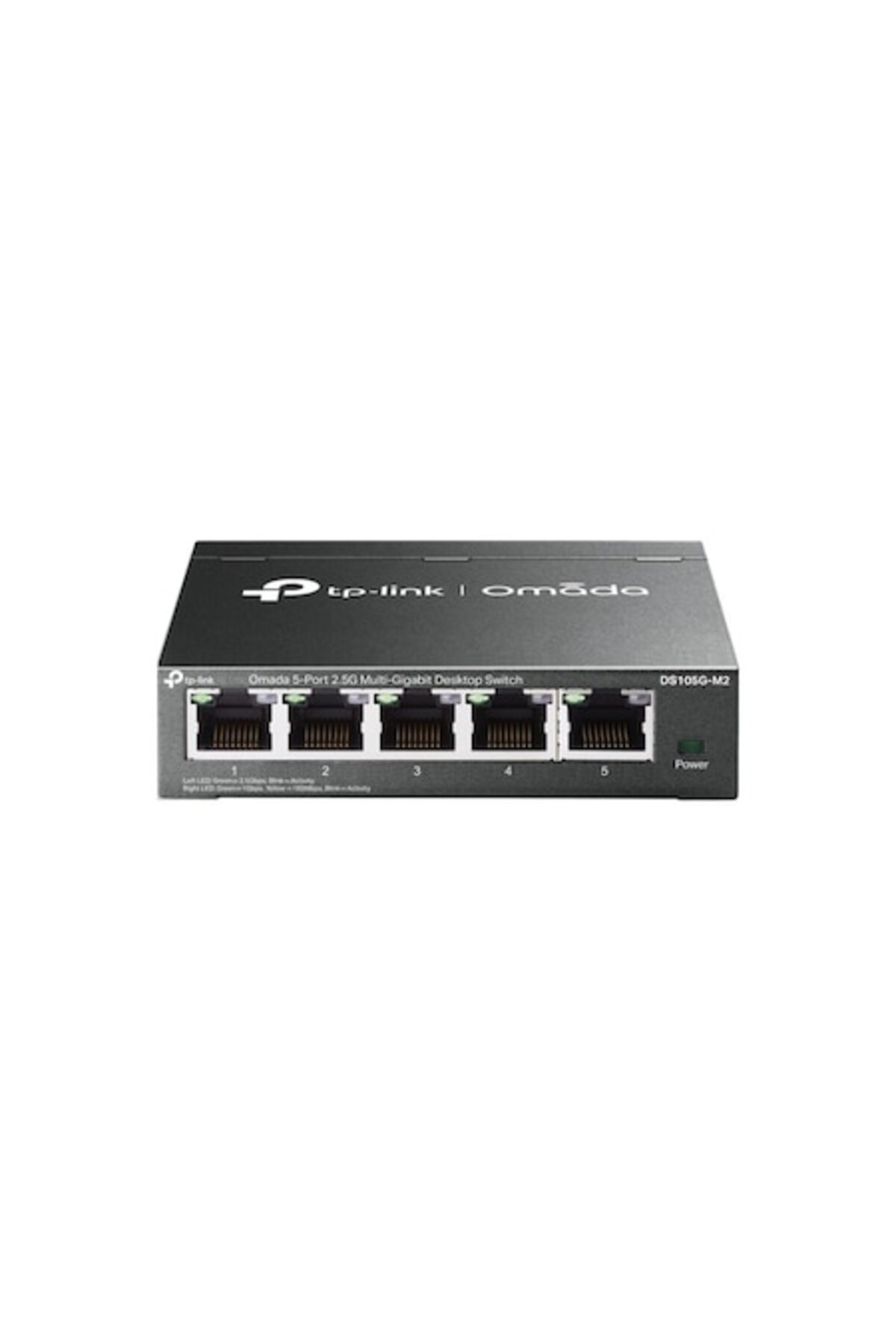 TP-LINK-Switch unmanaged DS105G-M2 Omada, TP-Link, 5 porturi, 2.5G Multi-Gigabit, Negru 1