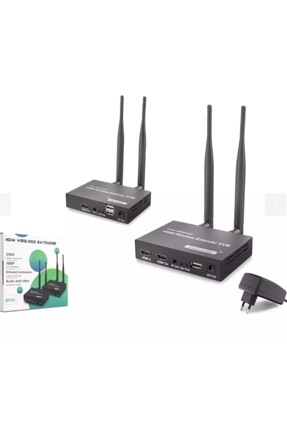 OEM-Hadron hdx1383 200mt hdmi wireless kvm extender loop-out wireless 1080p (audio and video) 1