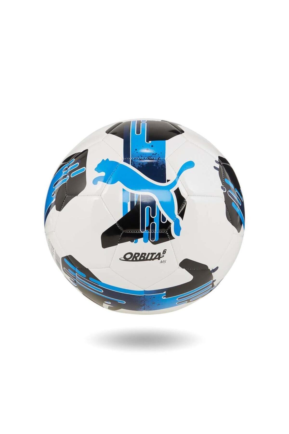Puma Orbita 6 MS Futbol Topu Mavi 08433505