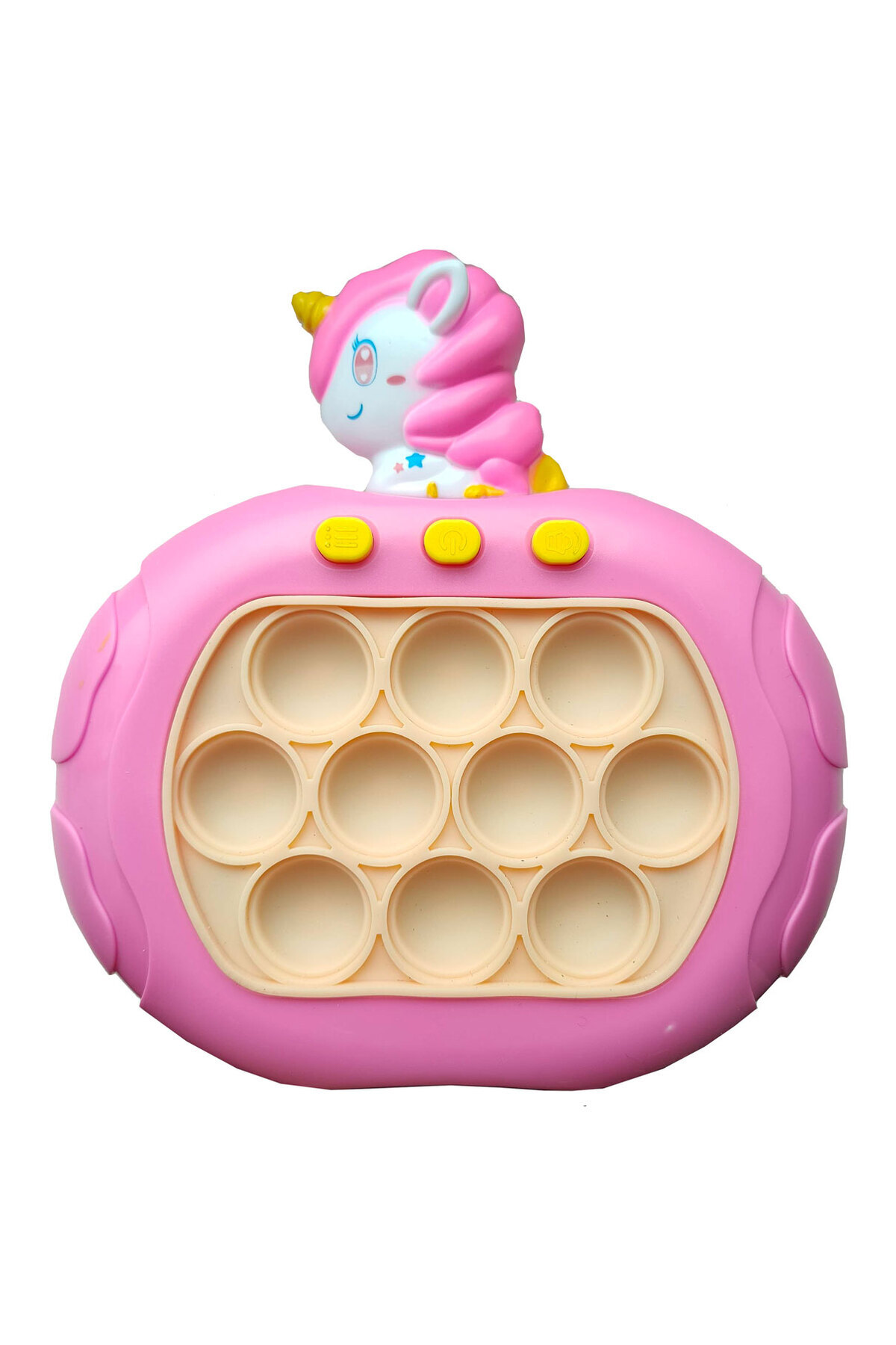 sallma-Pop-It Console interactive game, anti-stress, with sounds and lights, Unicorn shape 1