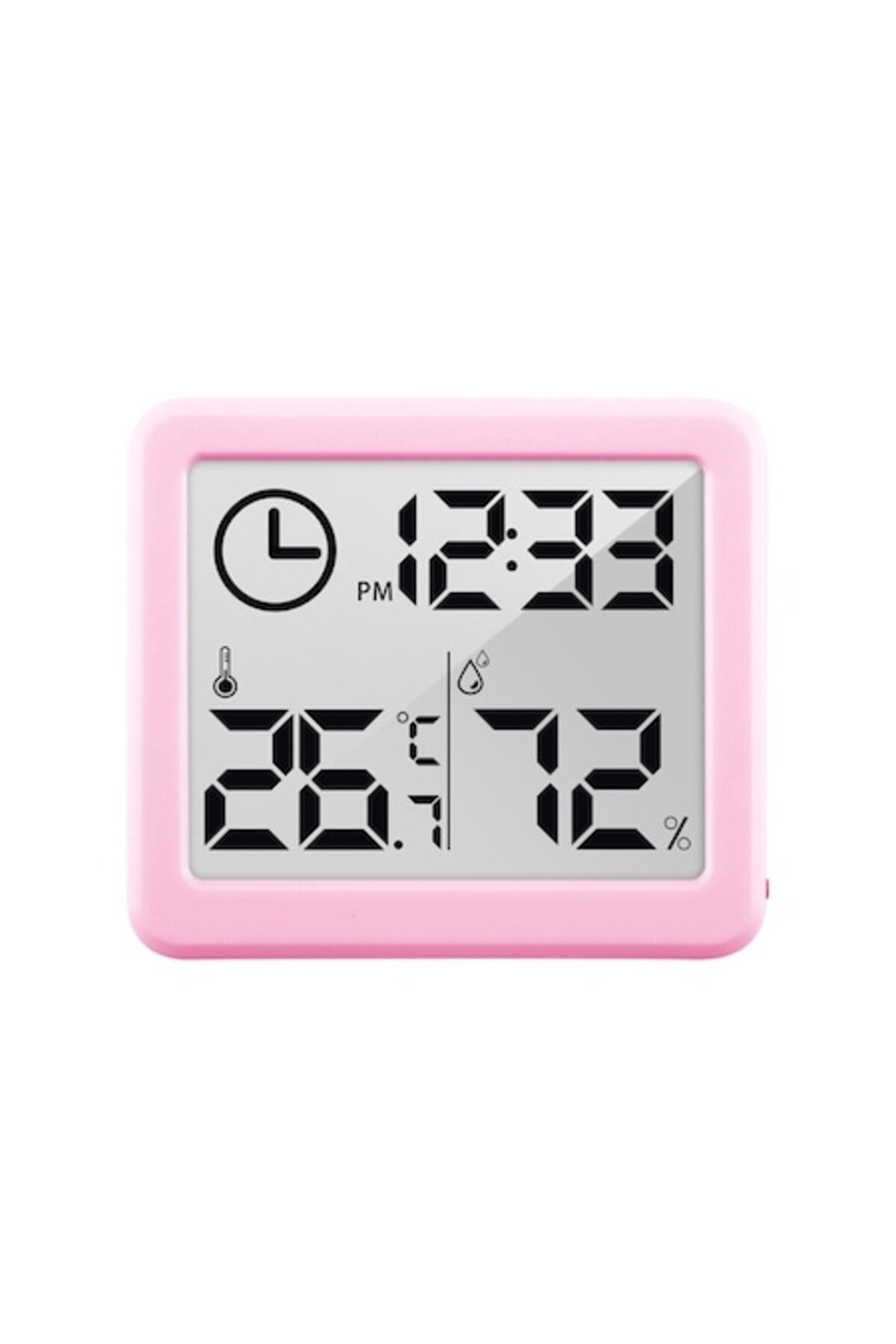 SOLLUXE-Higrometru și termometru digital SOLLUXE® cu afișaj de timp, umiditate, temperatură, citire 10s 1
