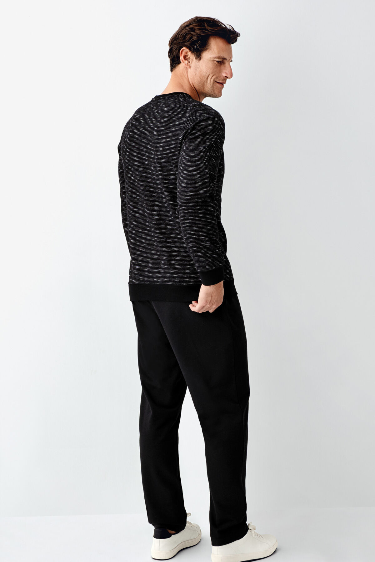 Erkek Siyah Pijama Takımı - 5