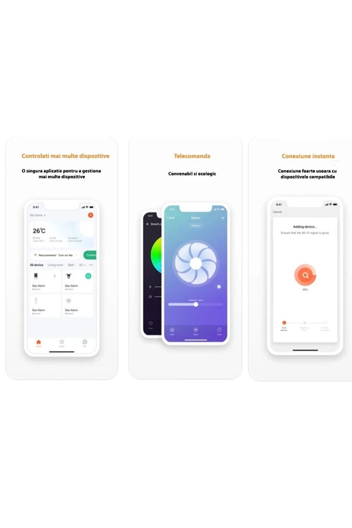 MasterLED-Comutator tactil inteligent simplu, WiFi, Android și iOS, indicator LED, alb 5