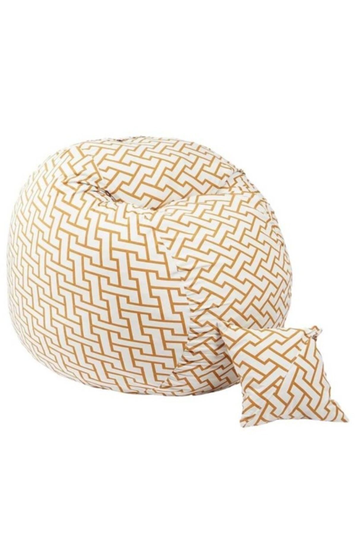 Pufrelax-King Size Picture Set with Feathers, Textile Material - Zappity Orange 1
