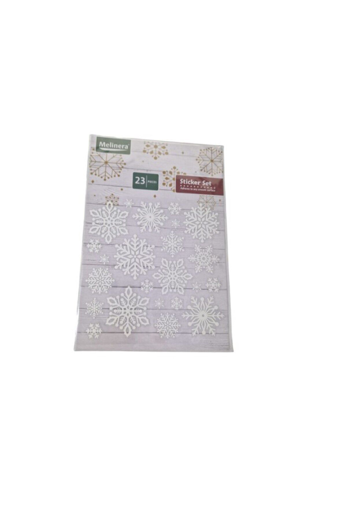 Evolium-Set of 20 decorative stickers in the shape of snowflakes, Evolium, White 4