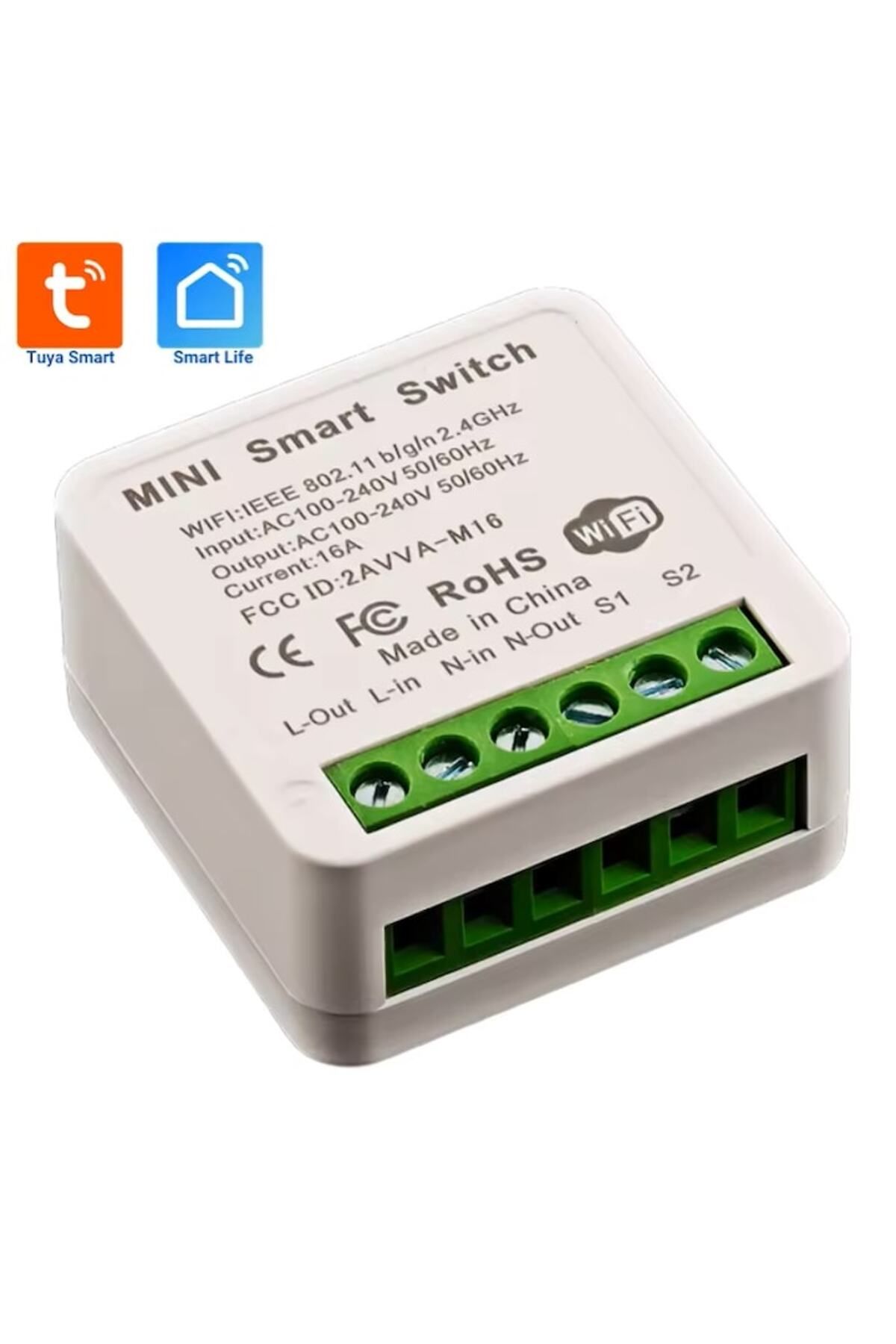 OEM-Releu inteligent WiFi, Tuya, Smart Life, Compatibil Amazon Alexa, Google Assistant 3