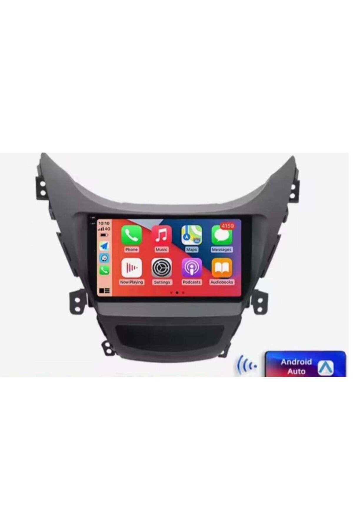 Hyundai-Android screen for Hyundai Elantra 2012-2013 model (4 RAM - 64 memory) supports CarPlay and Android Auto 2