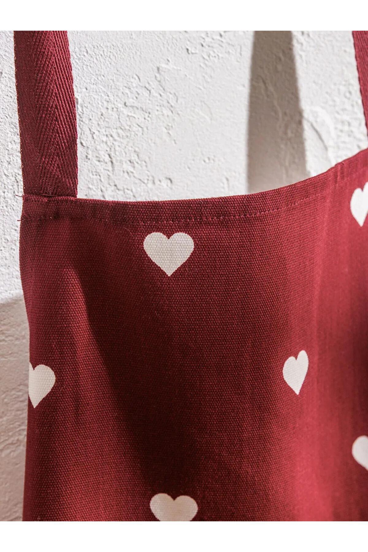 LC Waikiki-Lcw Home Heart Printed Kitchen Apron (W5) 2