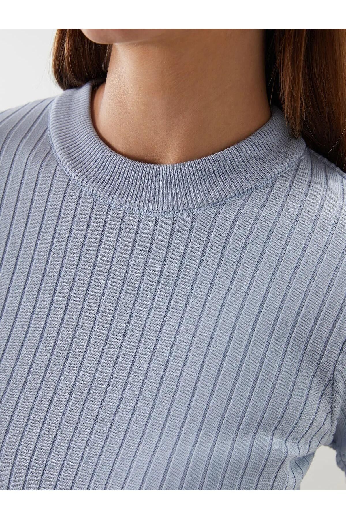 LC Waikiki-Pulover LCW Modest Crewneck pentru femei (W5) 5