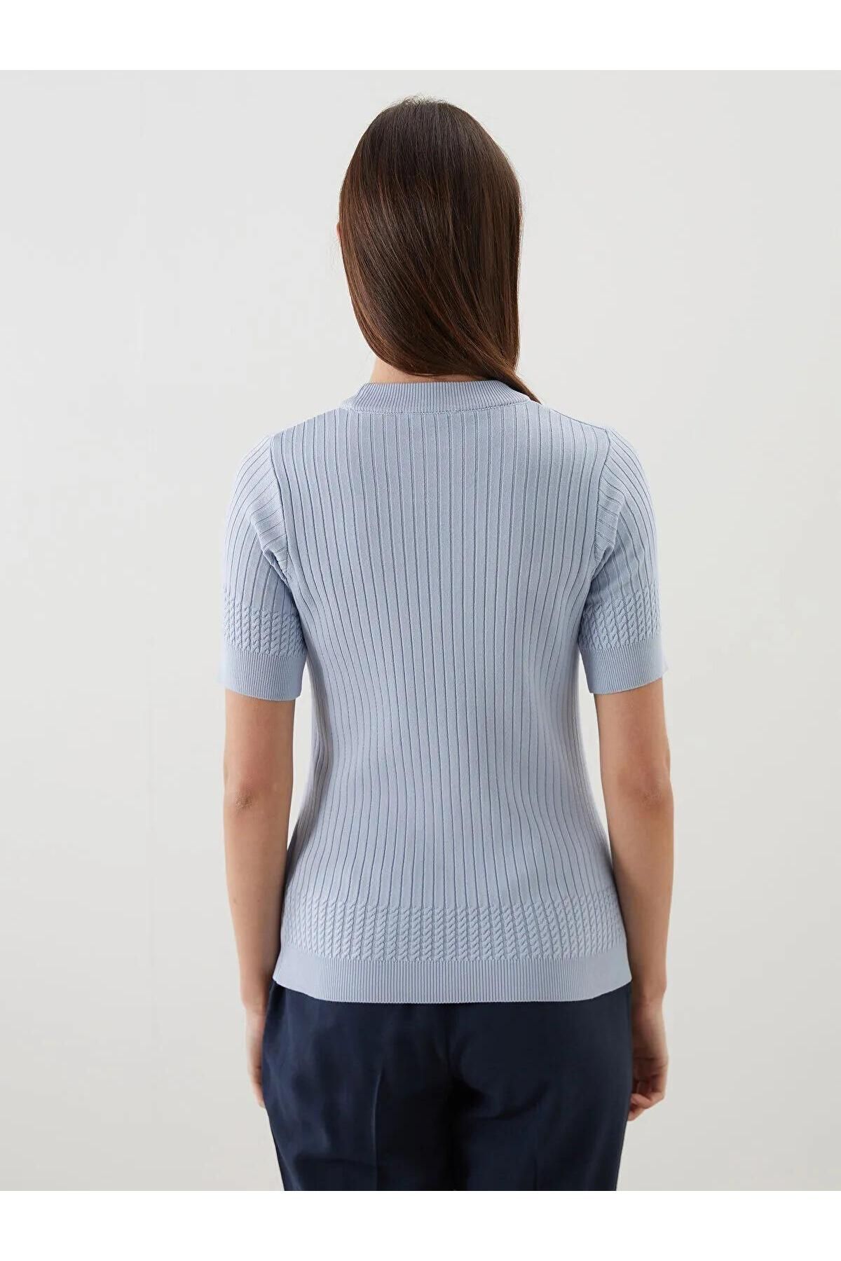 LC Waikiki-Pulover LCW Modest Crewneck pentru femei (W5) 8