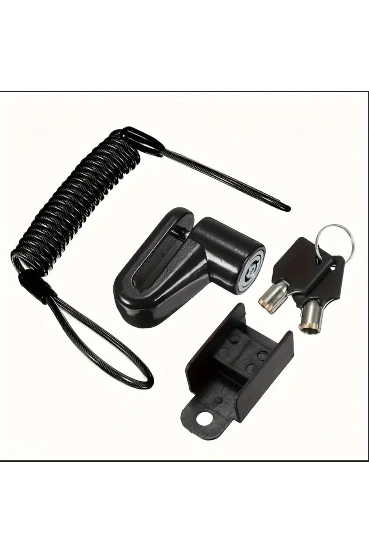 sgeteknoloji MOTORSİKLET SCOOTER BİSİKLET TEKERLEK ELEKTRİKLİ ARAÇ DİSK KİLİDİ GÜVENLİK KİLİTİ