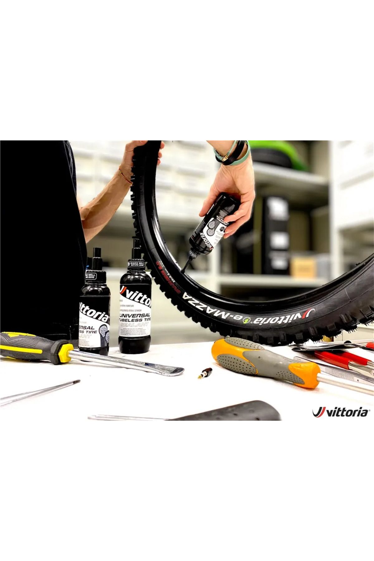 KlaussTech-Solvent Vittoria Tubeless - Sigilant universal pentru anvelope 1000 ml. 6