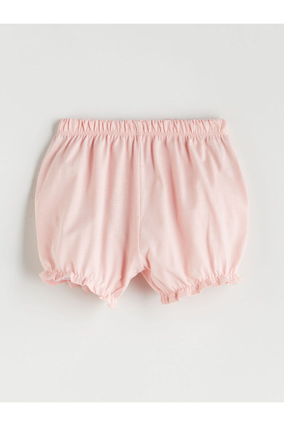 LC Waikiki Nevaa Collection Ekru Stitch Baskılı Kız Bebek Çıtçıtlı Body ve Şort 2'li fotoğrafı 3 (önizleme)