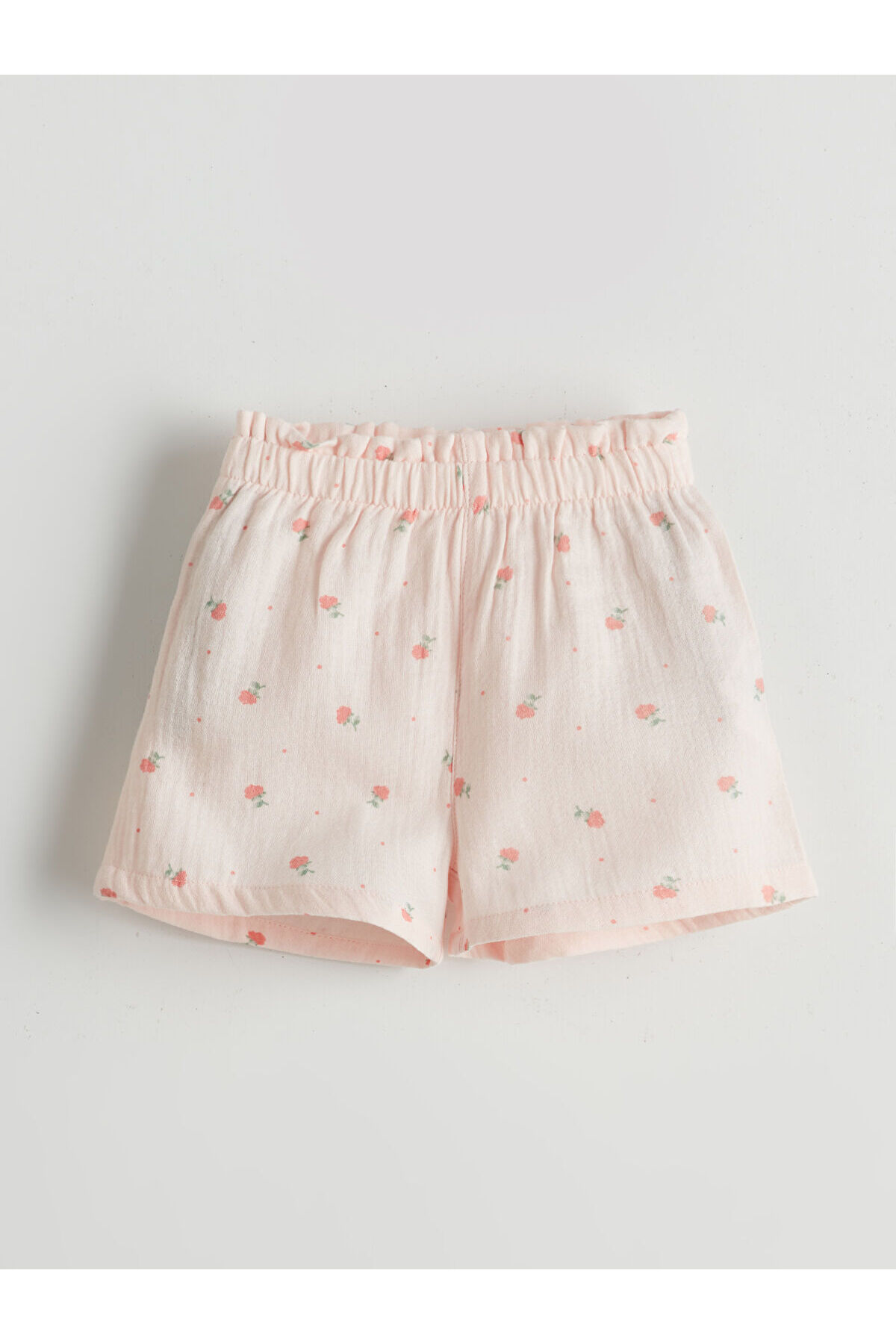 LC Waikiki Nevaa Collection Pembe Çiçekli Çıtçıtlı Body ve Şort 2'li fotoğrafı 4 (önizleme)
