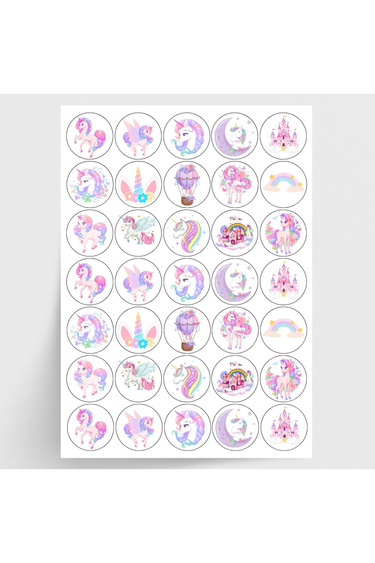 Bimotif-Set of Mixed Stickers with Figures of Unicorn, 525 Pcs 1
