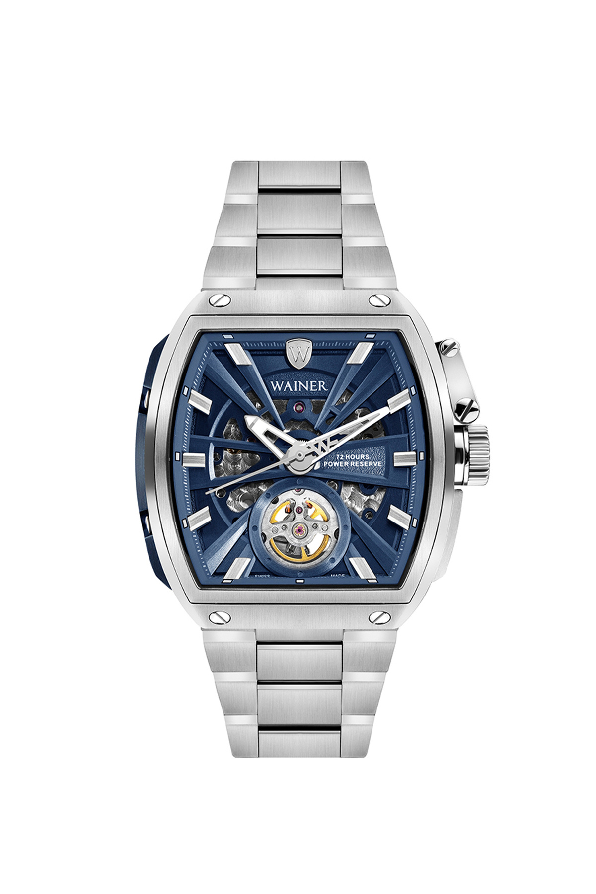 Wainer WA.25150-D Gümüş Çelik Erkek Kol Saati