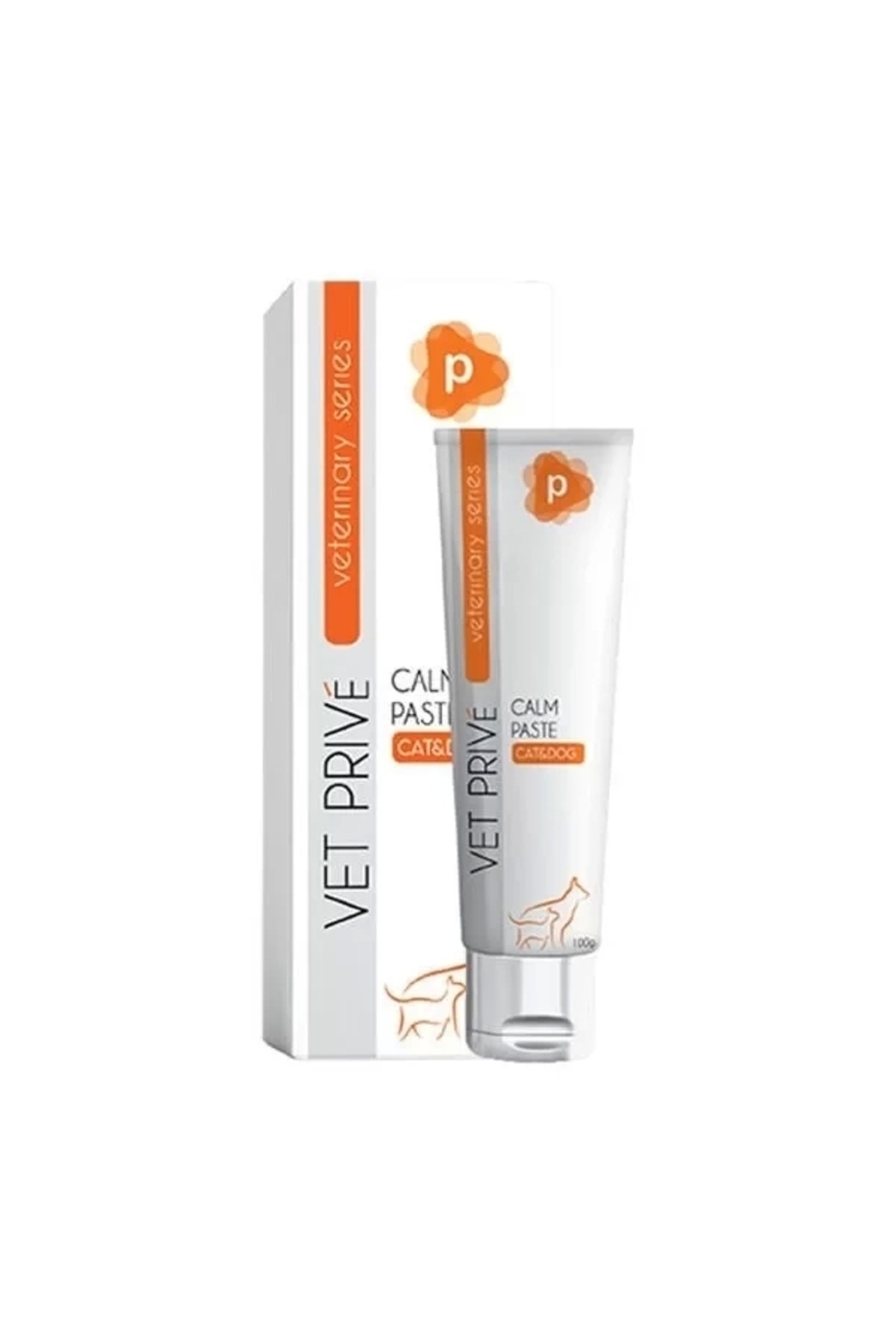 Genel Markalar Vet Prive Veterinary Calm Paste Kedi ve Köpekler için Stres Önleyici Malt Macunu 100 Gr