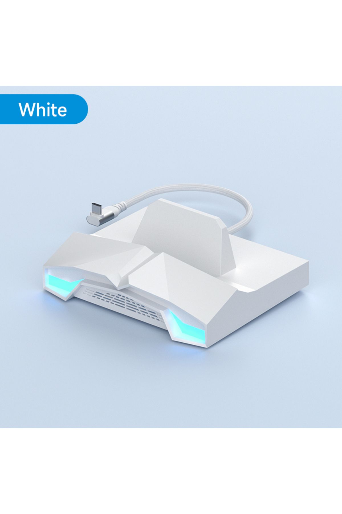 Choice-قاعدة توصيل Hagibis ROG Ally/Steam Deck/Switch/OLED بيضاء 6 في 1 مع منفذ HDMI 2.5 بدقة 4K 1