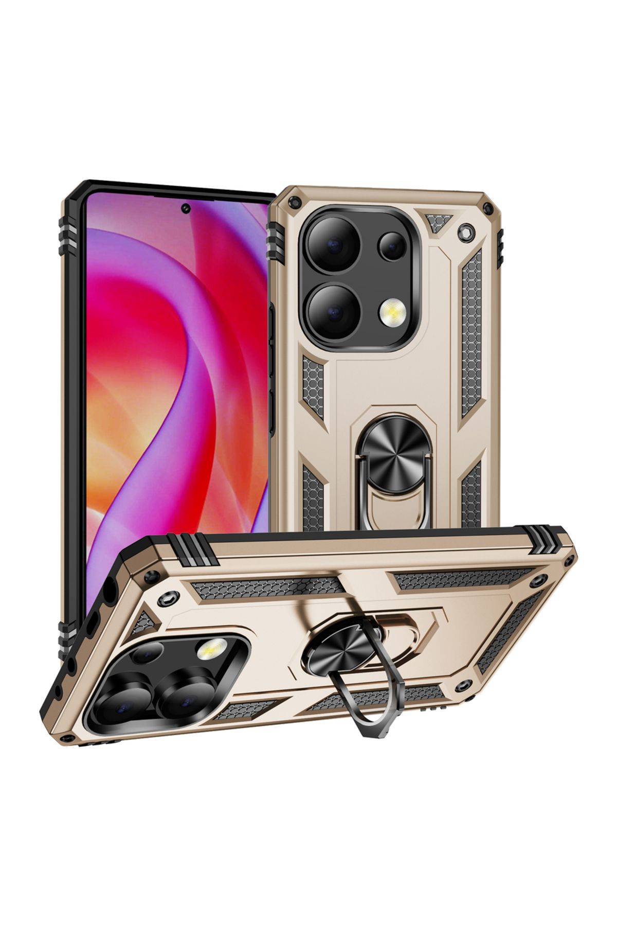 Choice-For Redmi Note10 Pro gold For Xiaomi Redmi Note 13 12 11 10 Pro Plus 11s 10s Case Armor Shockproof C 1
