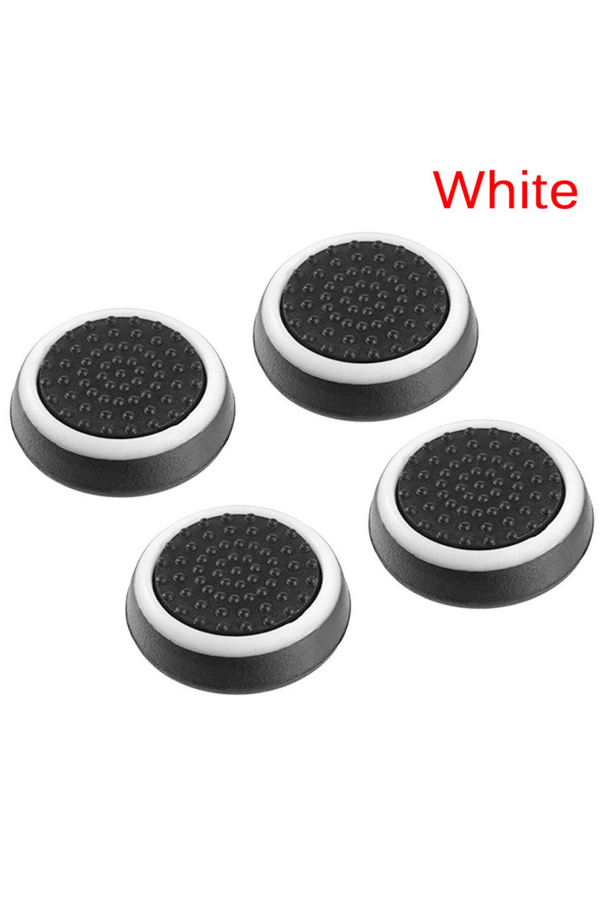 Choice-White 4PCS Silicone Joystick Cap Button Covers Compatible With PlayStation4 PS4/PS3/PS2 Controller X 1