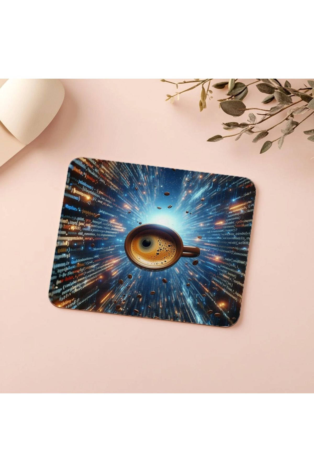 Luluyen-Mousepad Espresso plutitor cu cod Java - 19x23 cm 2 mm dreptunghiular importat imprimat mouse pad 5