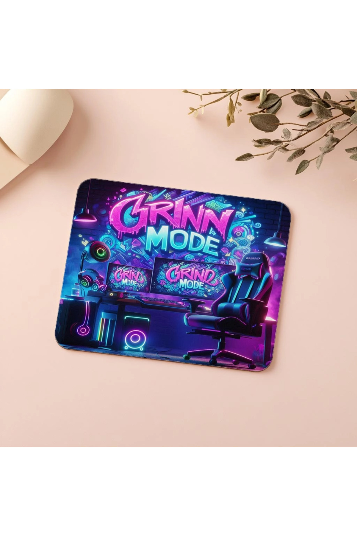 Luluyen-Rgb Mouse Pad with Working Mode Light Writing - 19X23 cm 2 mm Rectangle Imported Printed Mouse Pad 5