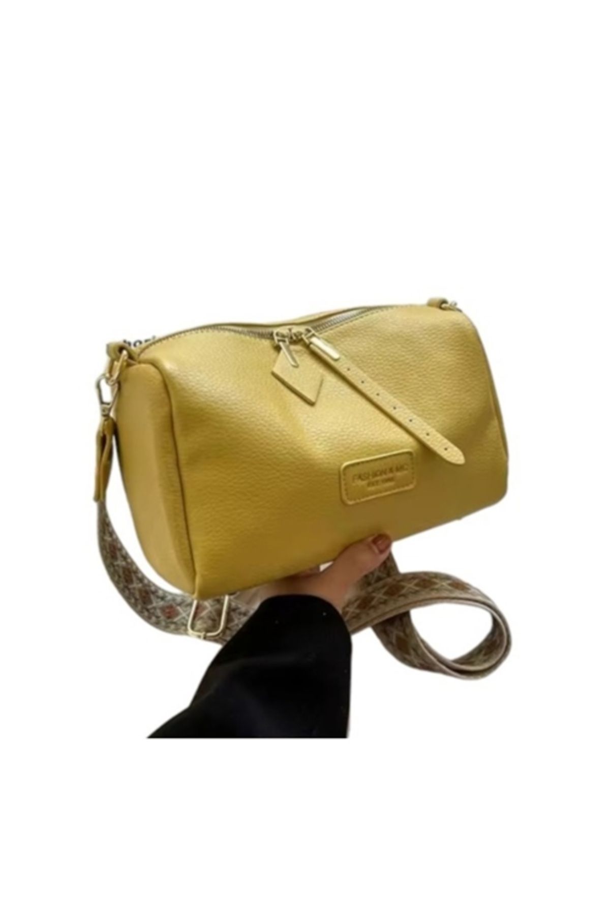 Rup Art-Ladies Crossbody Handbag with Wide Shoulder Strap Elegant PU Leather Design Purse for Wo 3