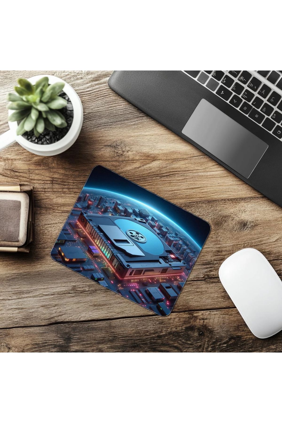 Luluyen-Mouse Pad cu tematică de intrare a datelor cu efect 3D - 19x23 cm 2 mm dreptunghiular importat imprimat mouse pad 6