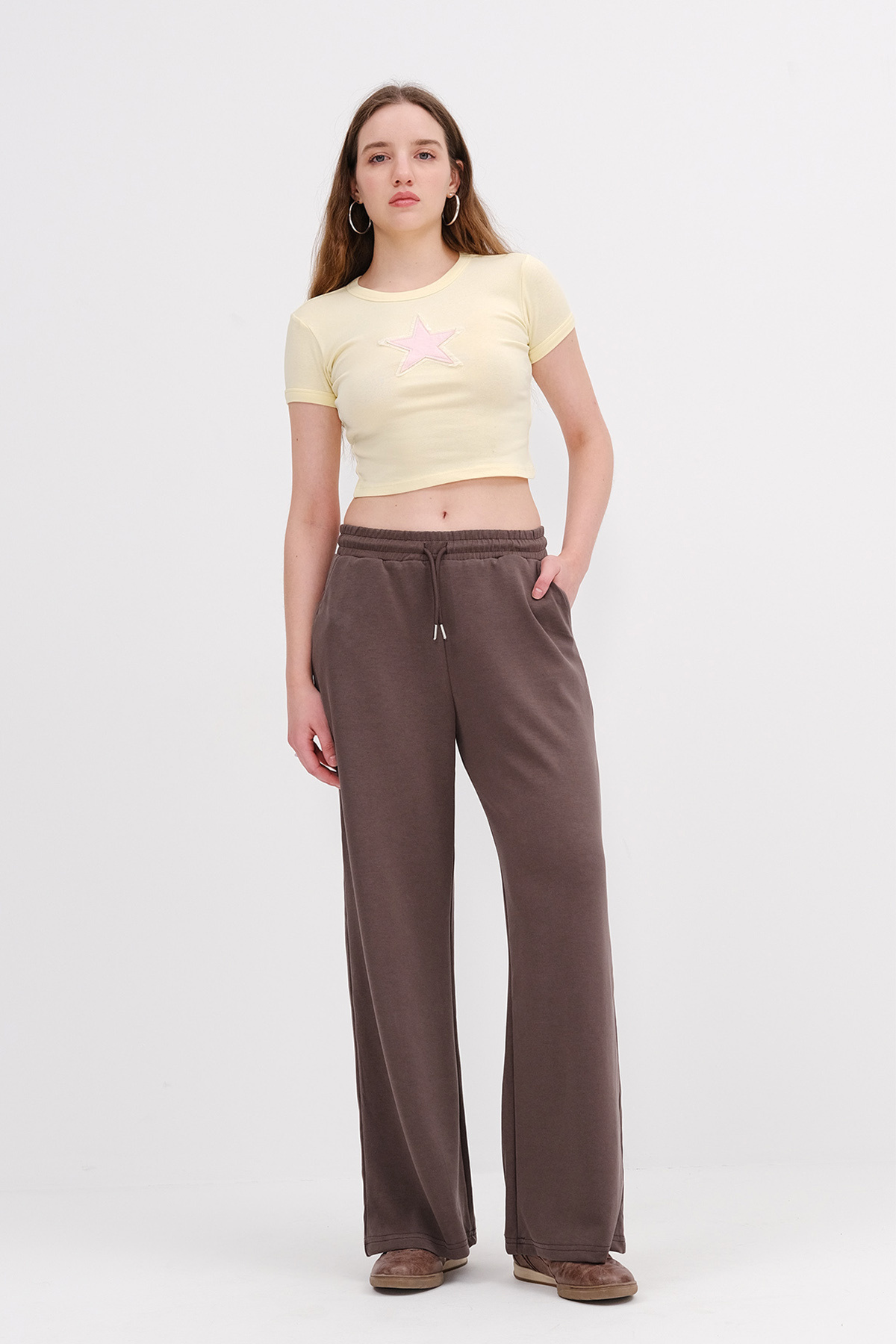 Addax-Elastic Waist Modal Tracksuit Eşf11053-M8 1