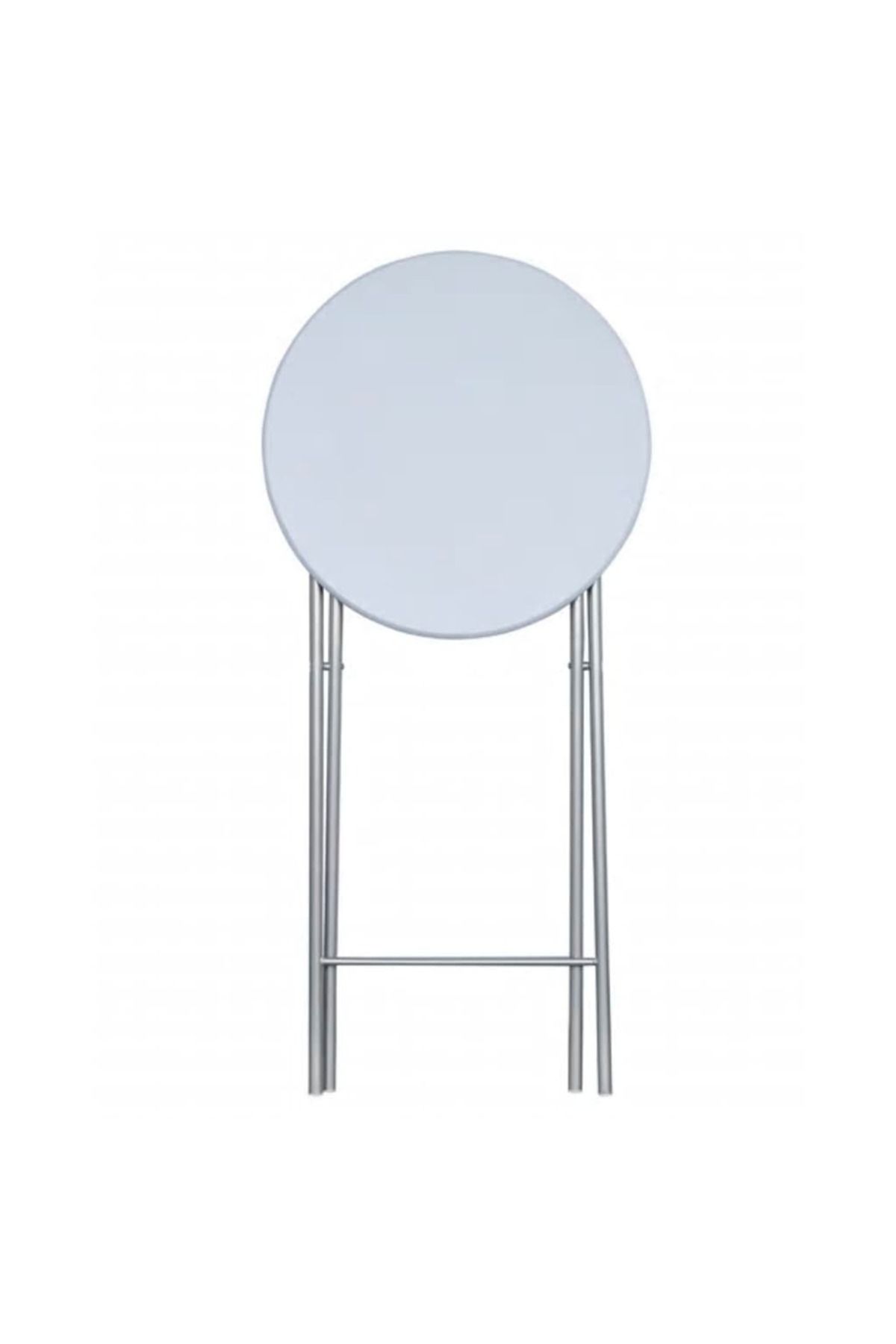 vidaxl-طاولات بار 4 قطع مع سطح طاولة MDF أبيض 2